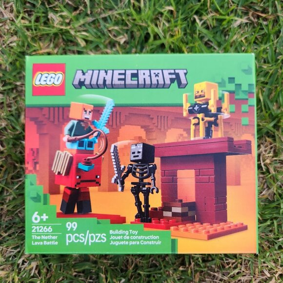 NEW 21266 LEGO Minecraft The Nether Lava Battle Toy Building Set Alex, Wither - Picture 5 of 16